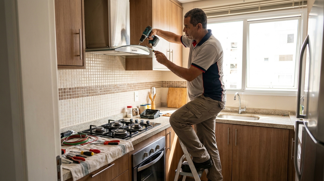 Instalação de Exaustor em Franca‑SP