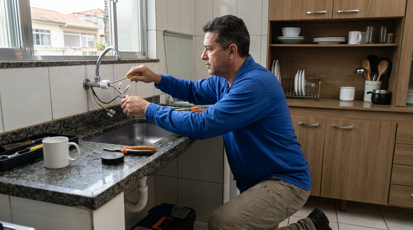 Reparo em Torneira Elétrica em Franca‑SP