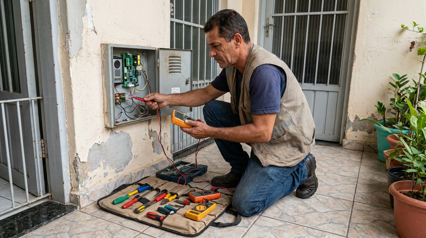 Troca de Fiação de Interfone em Franca‑SP